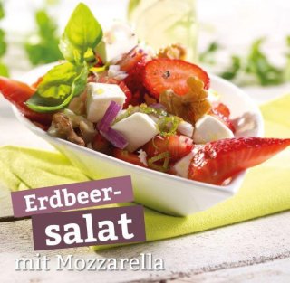Erdbeersalat mit Mozzarella
