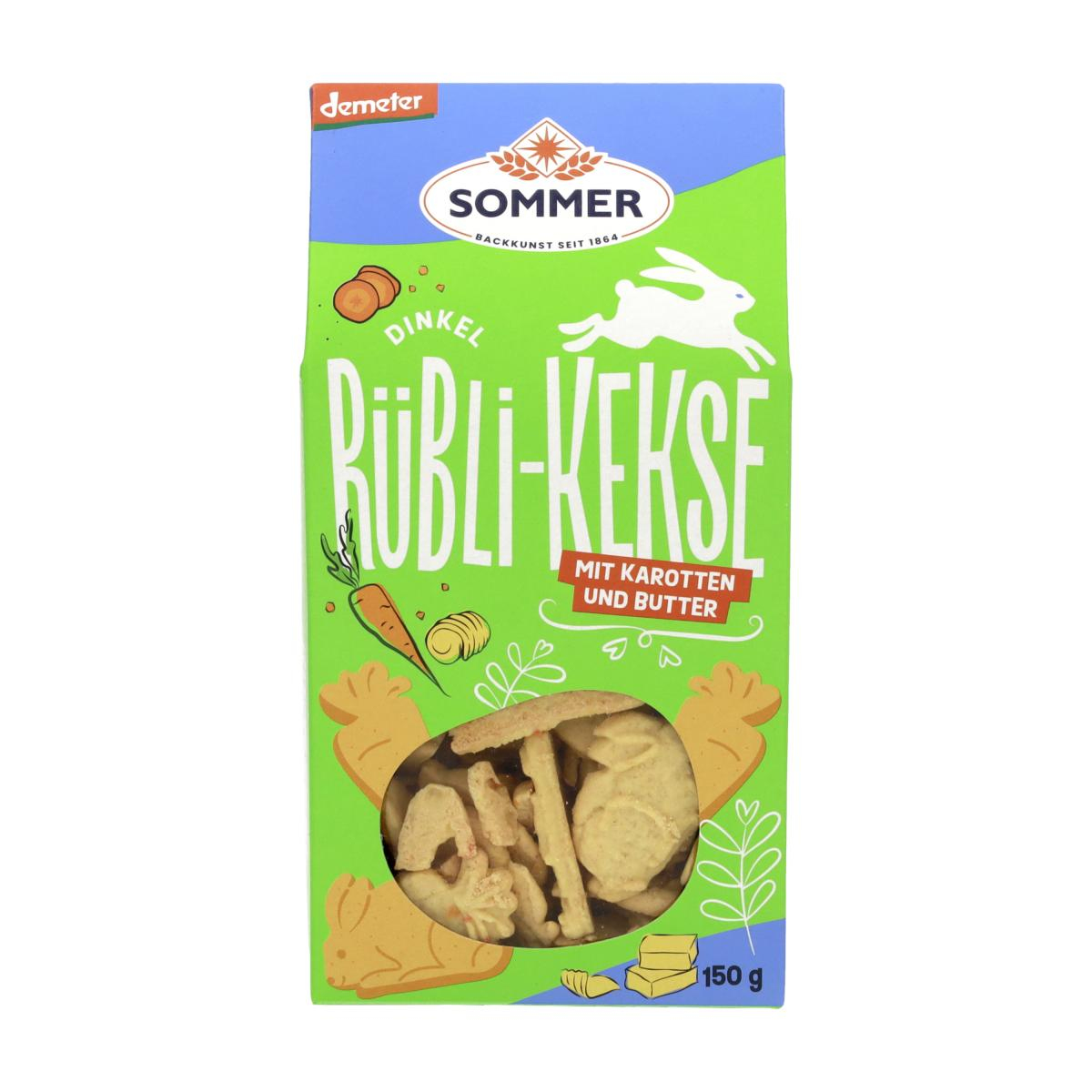 Dinkel Rübli Kekse 150g SOM