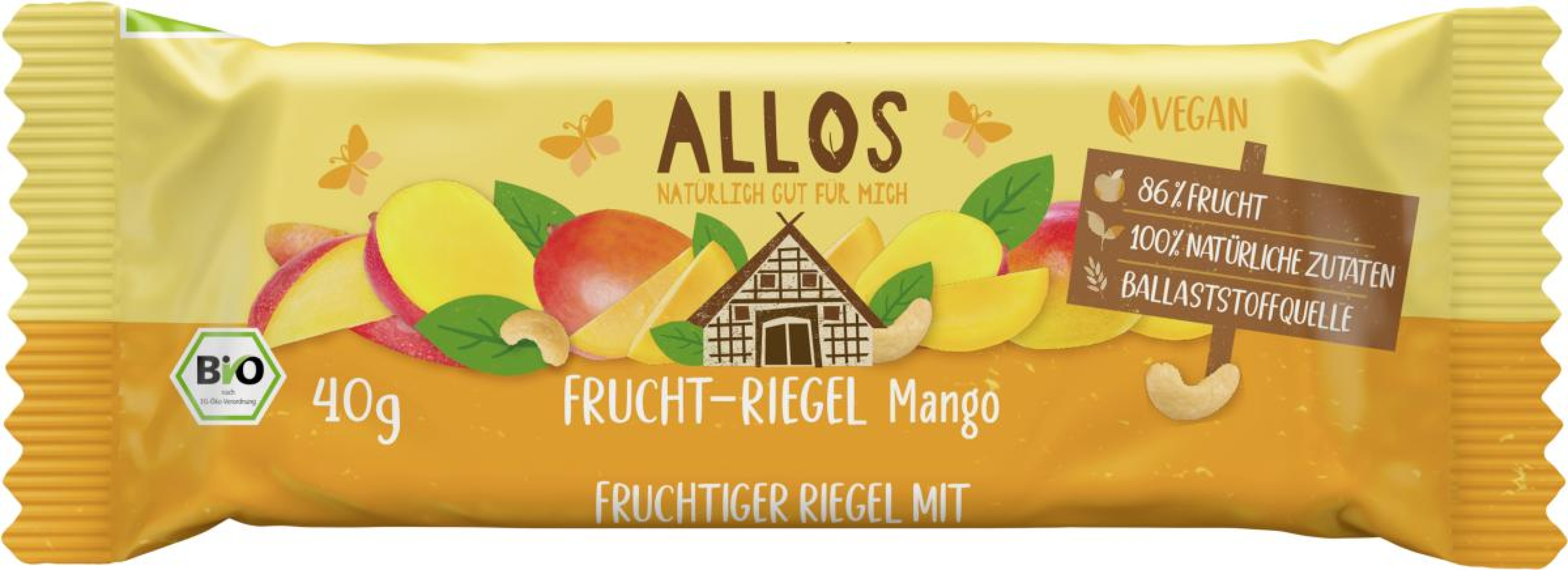 Fruchtriegel Mango 40g ALO