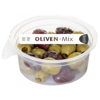 Oliven-Mix ohne Stein, mariniert 80g BV
