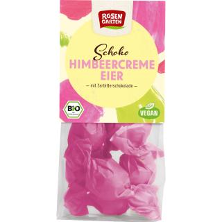 Zartbitter Schoko Eier mit Himbeercreme gefüllt 85g ROS