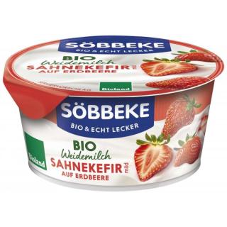 Sahnekefir auf Erdbeere - Weidemilch 150g SÖB