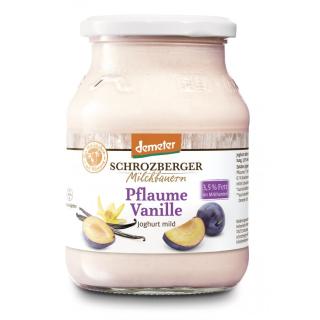 Joghurt Pflaume Vanille 3,5% 500g SBG