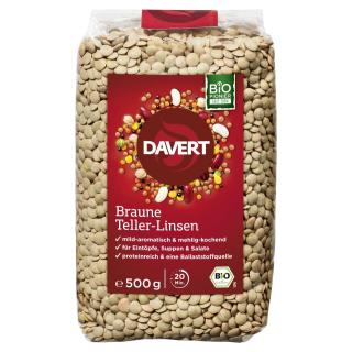 Braune Teller-Linsen 500g DAV