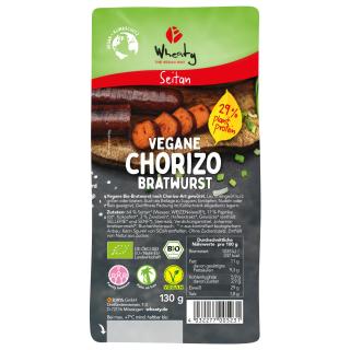 Wheaty Vegane Chorizo Bratwurst 130g WHE