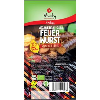 Wheaty Brat+Grill  Feuerwurst (2 Stück) 100g WHE