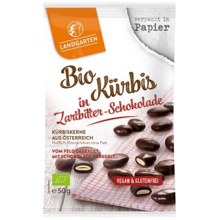 Kürbiskerne in Zartbitter Schokolade 50g LAG