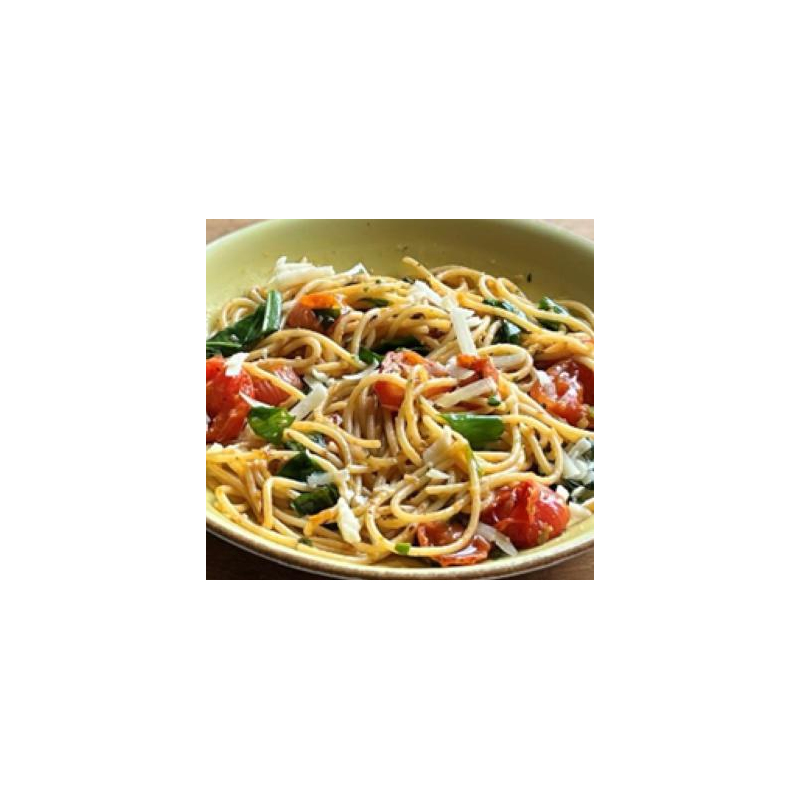 Bärlauch-Tomaten-Pasta