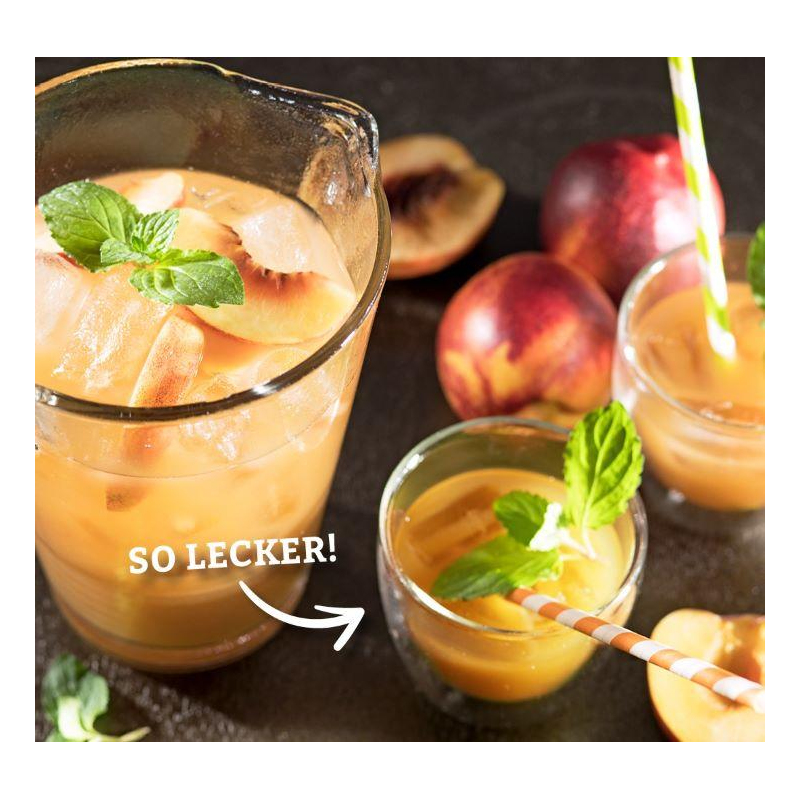 Sommerliche Steinobst Bowle