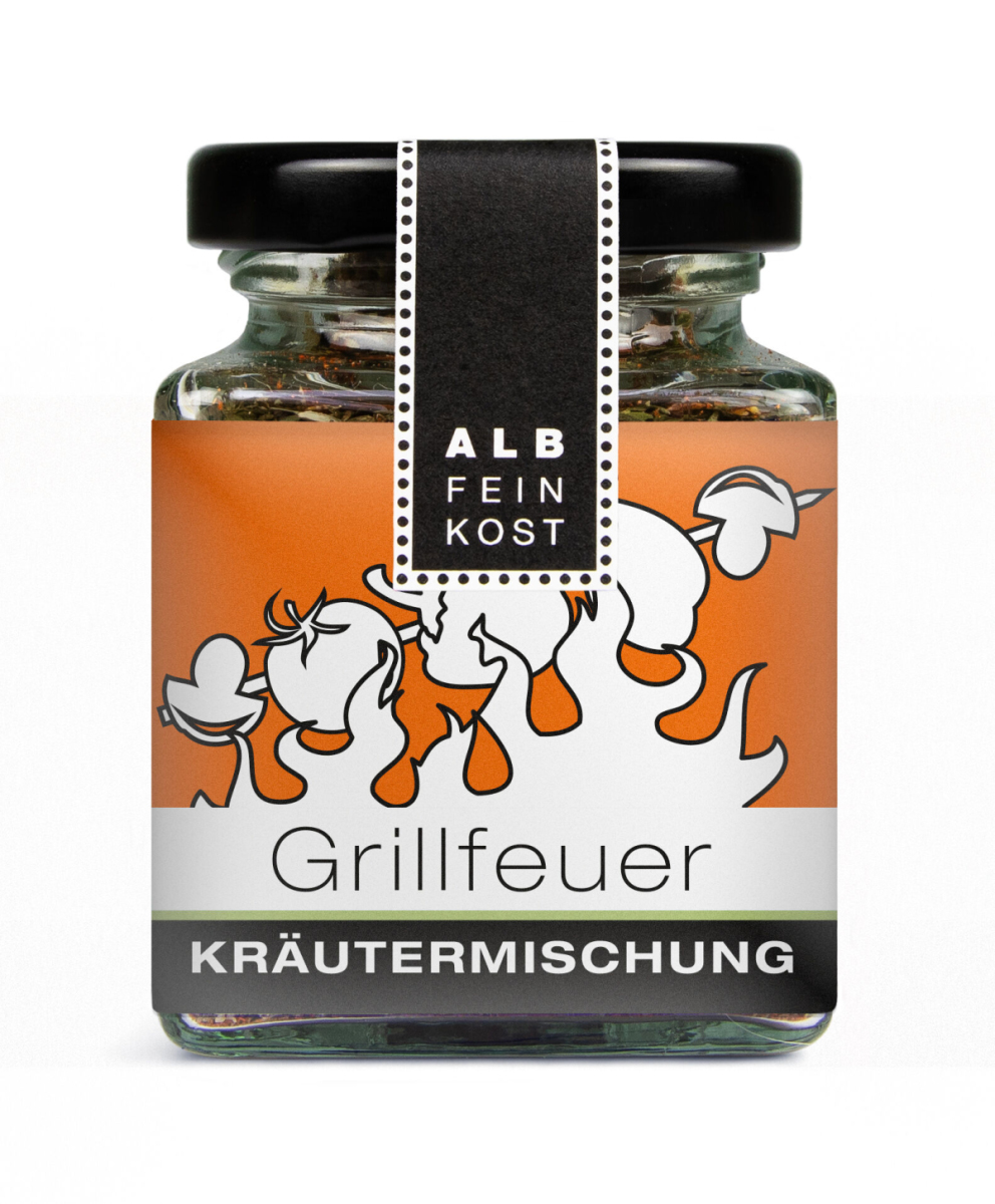 Kräutermischung Grillfeuer 20g Glas AFK