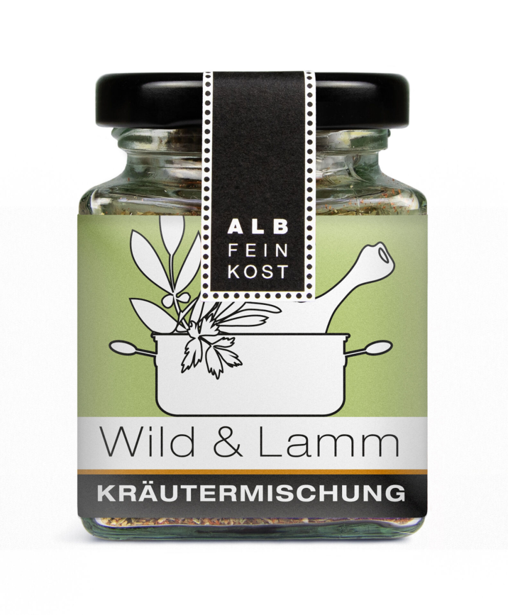 Kräutermischung Wild & Lamm 20g Glas AFK