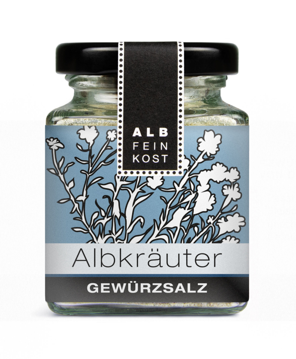 Gewürzsalz Albkräuter 70g Glas AFK