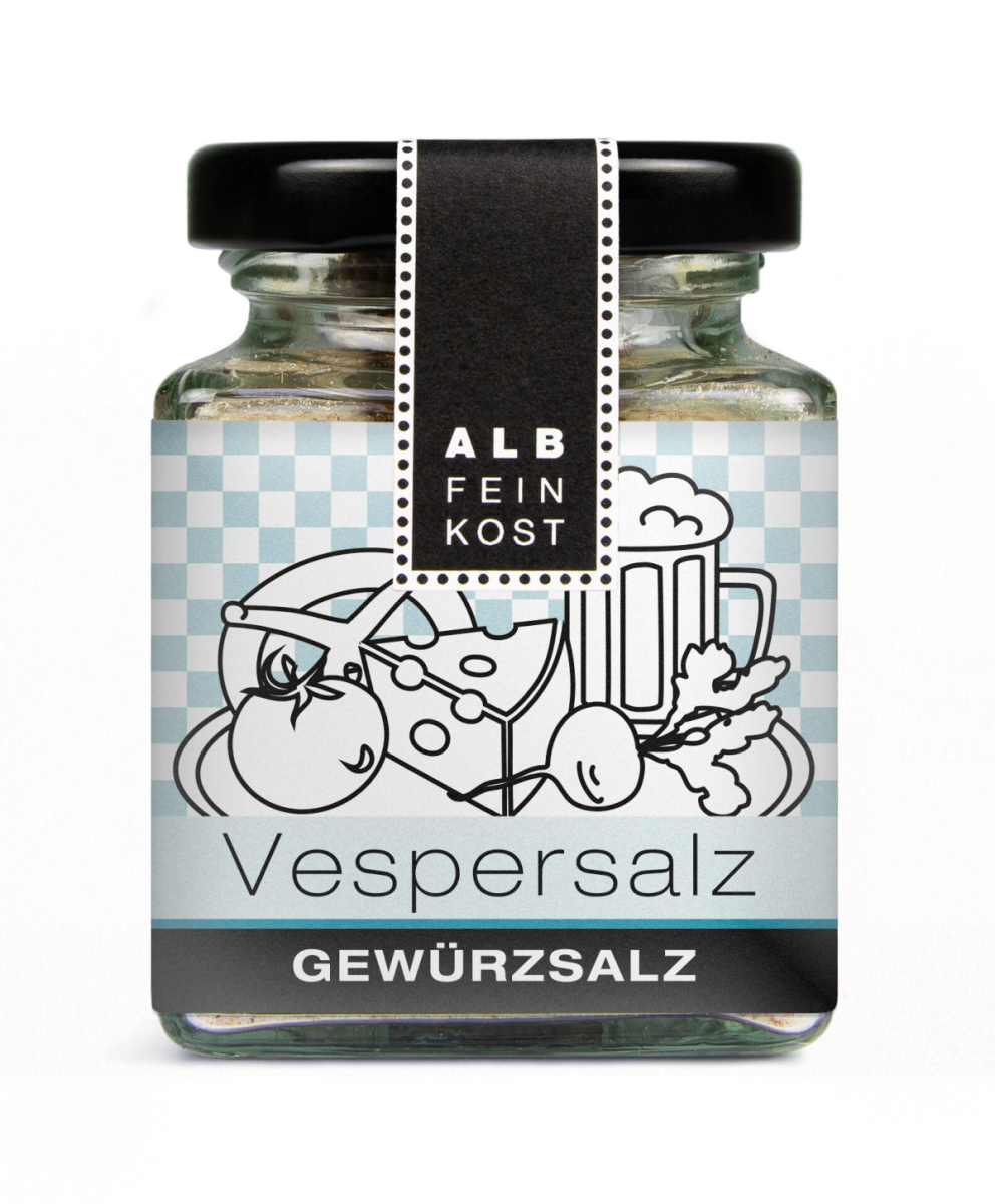Gewürzsalz Vespersalz 80g Glas AFK