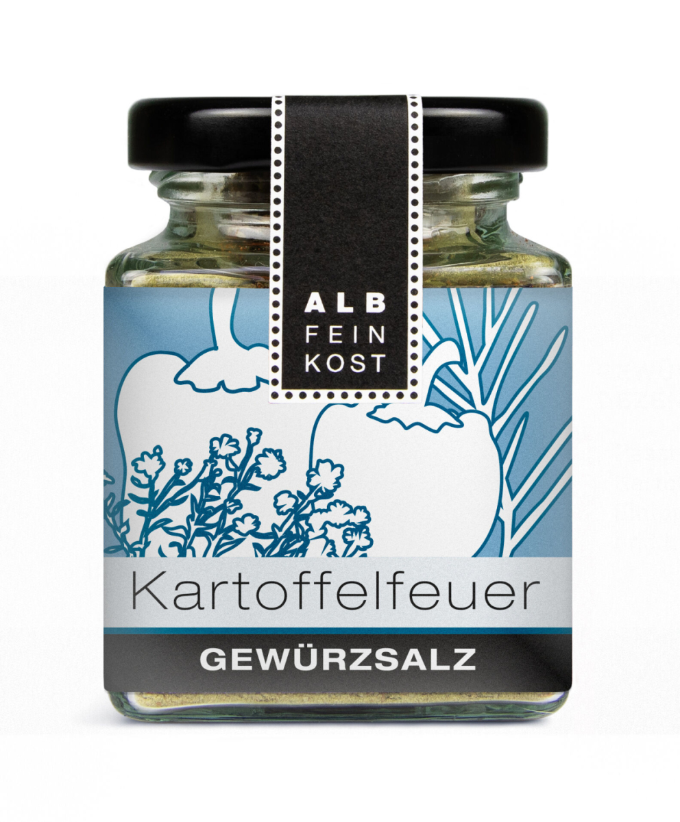 Gewürzsalz Kartoffelfeuer 70g Glas AFK