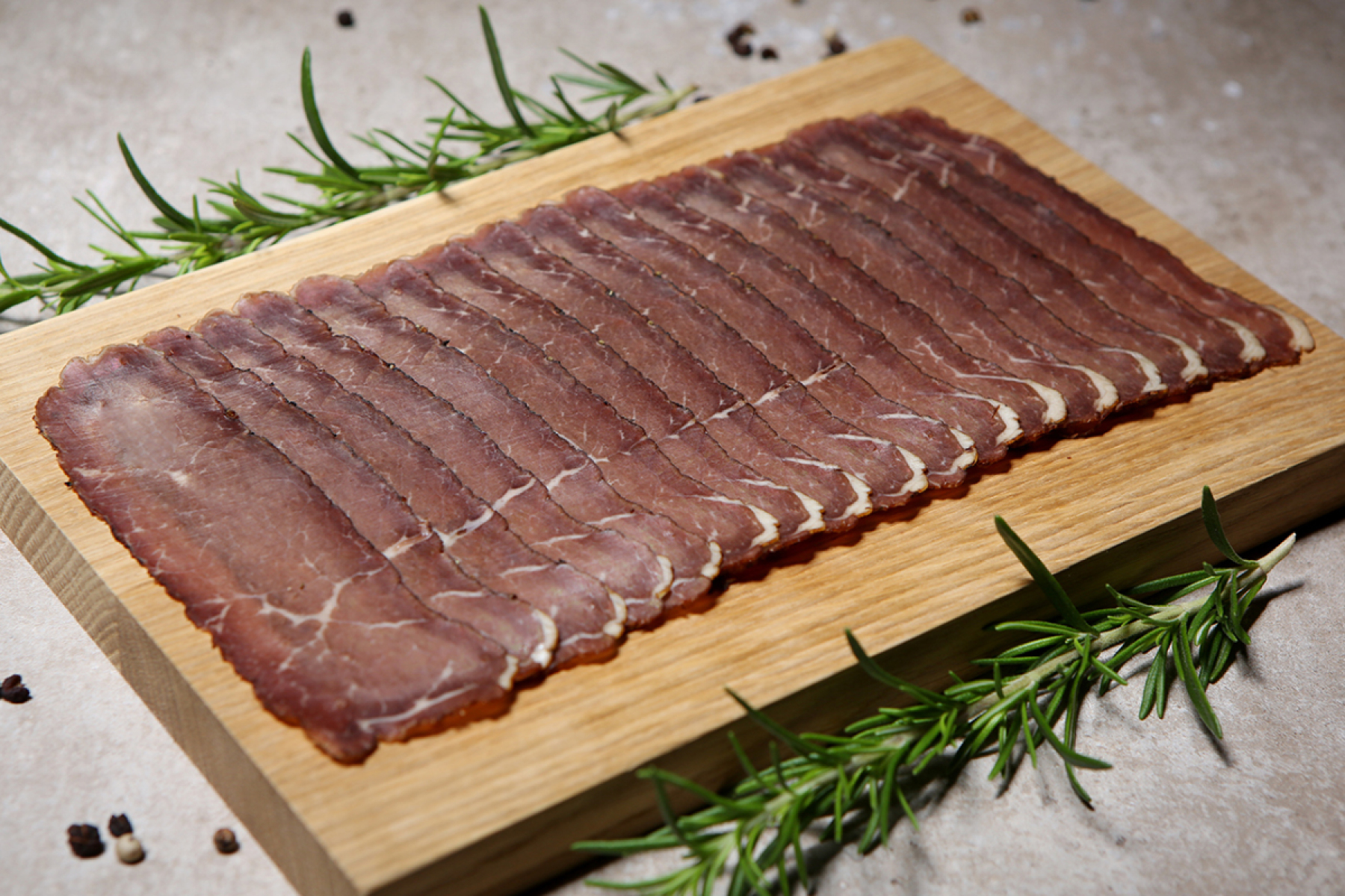 Rinderrauchschinken, geschnitten (ca. 100g)