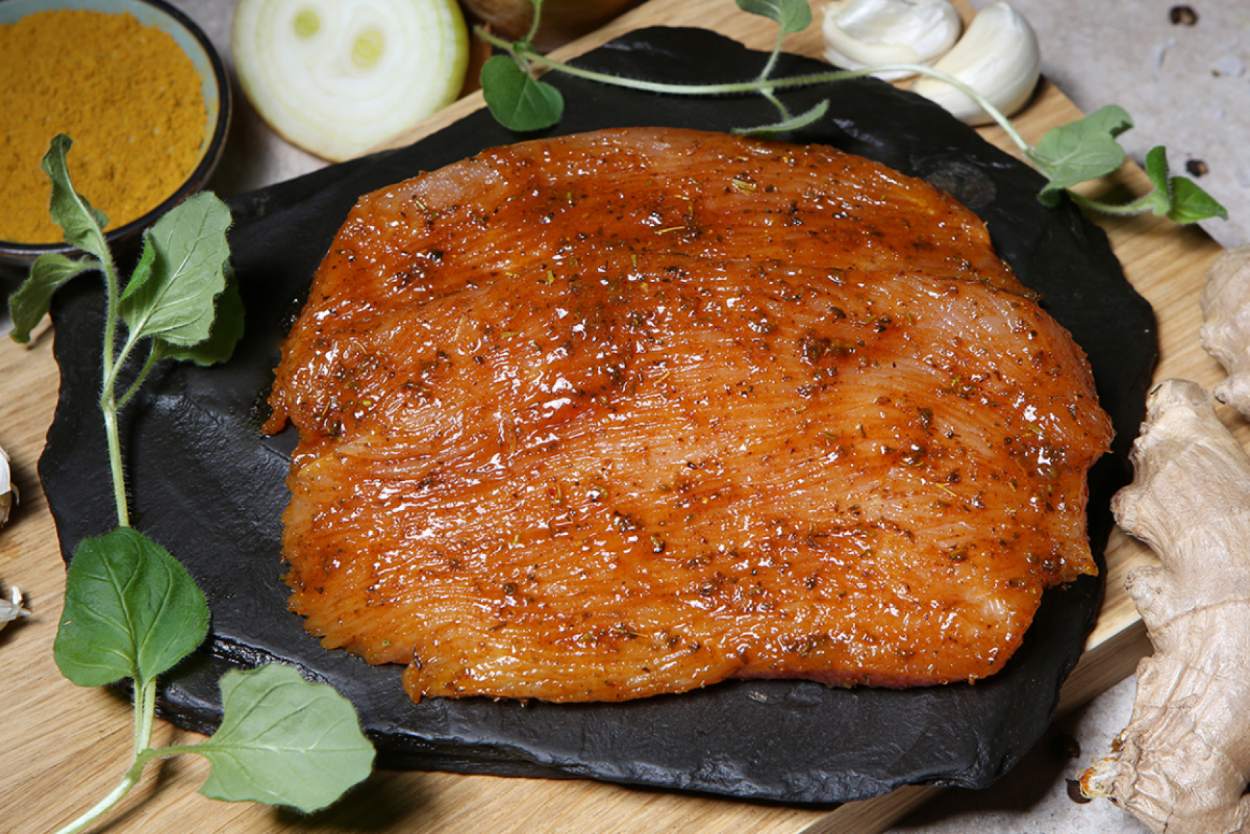 Putensteak mariniert (2 Stück) ca. 350g