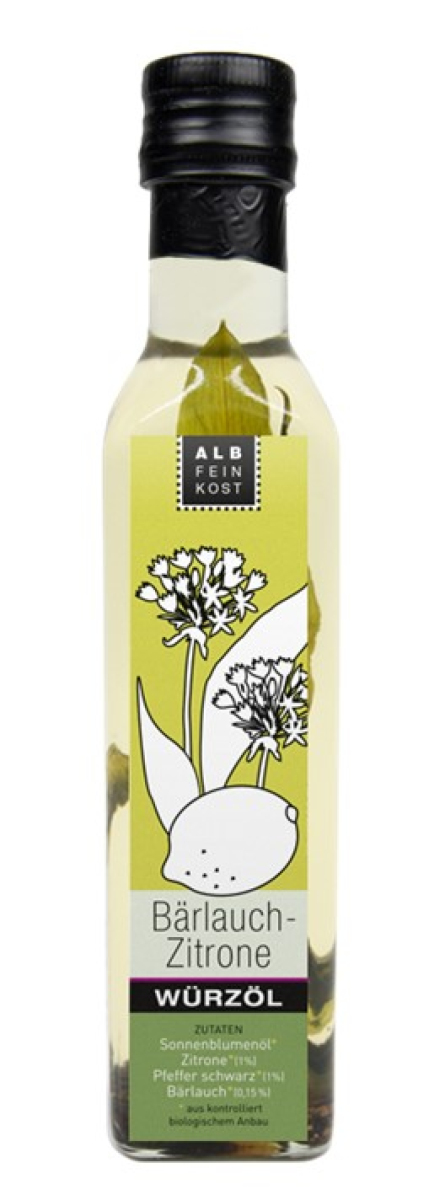 Würzöl Bärlauch-Zitrone 250ml AFK