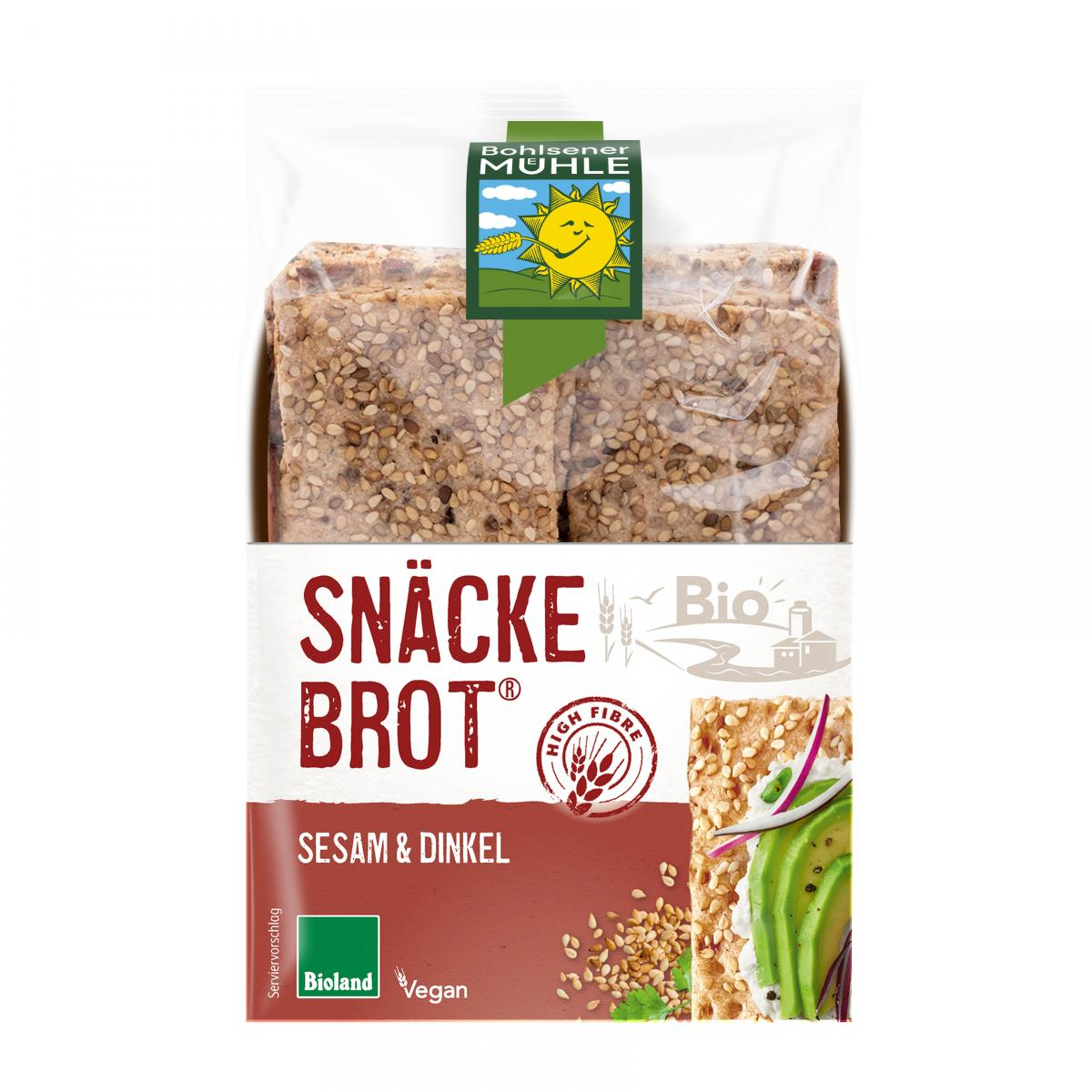 Snäckebrot Sesam + Dinkel 200g BOL