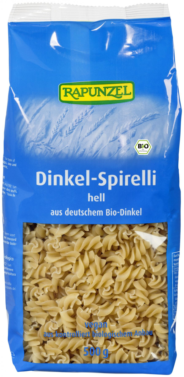 Dinkel-Spirelli hell 500g RAP