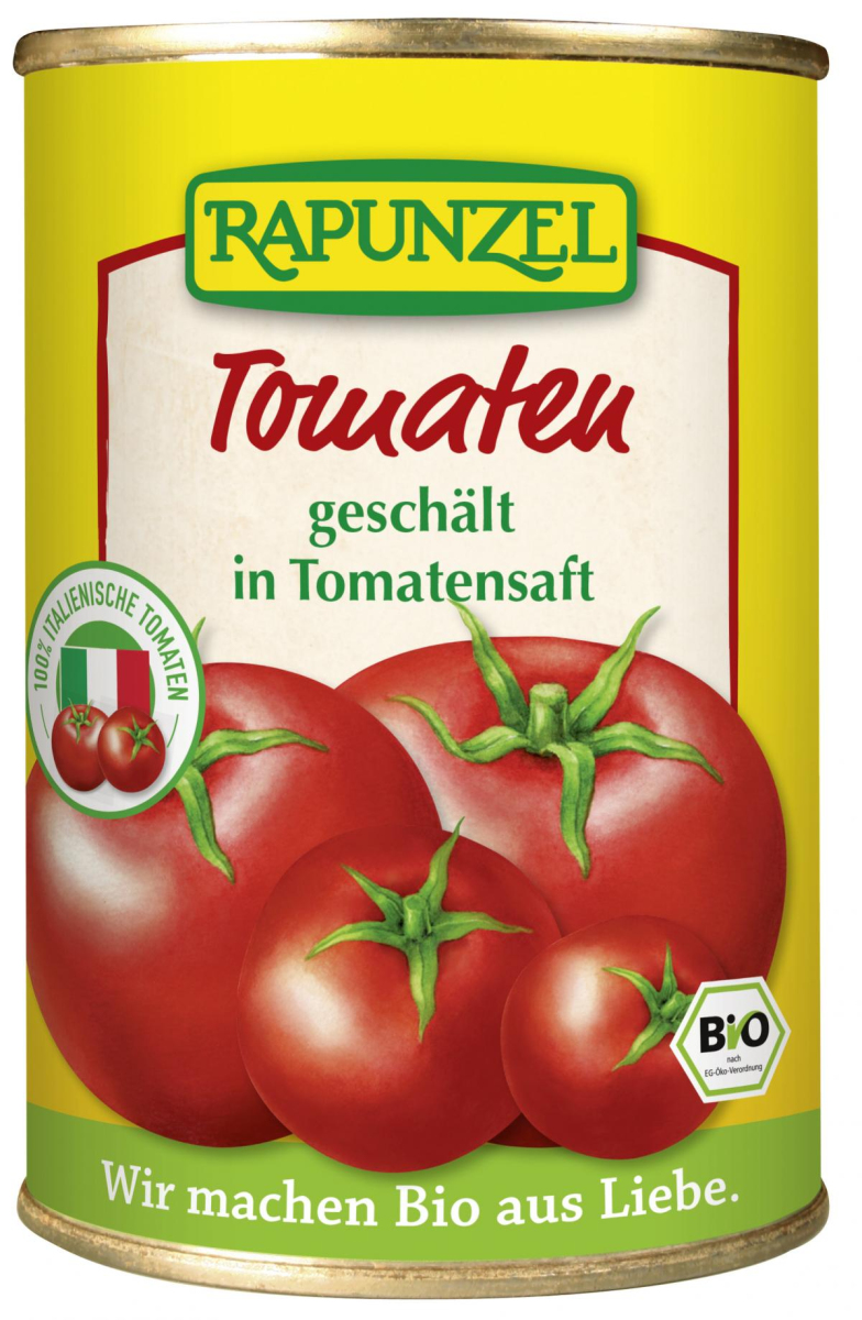 Tomaten geschält in der Dose 400g RAP