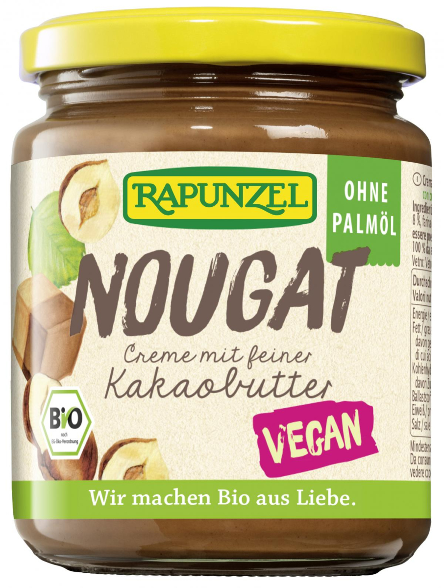 Nougat-Creme mit Kakaobutter 250g RAP