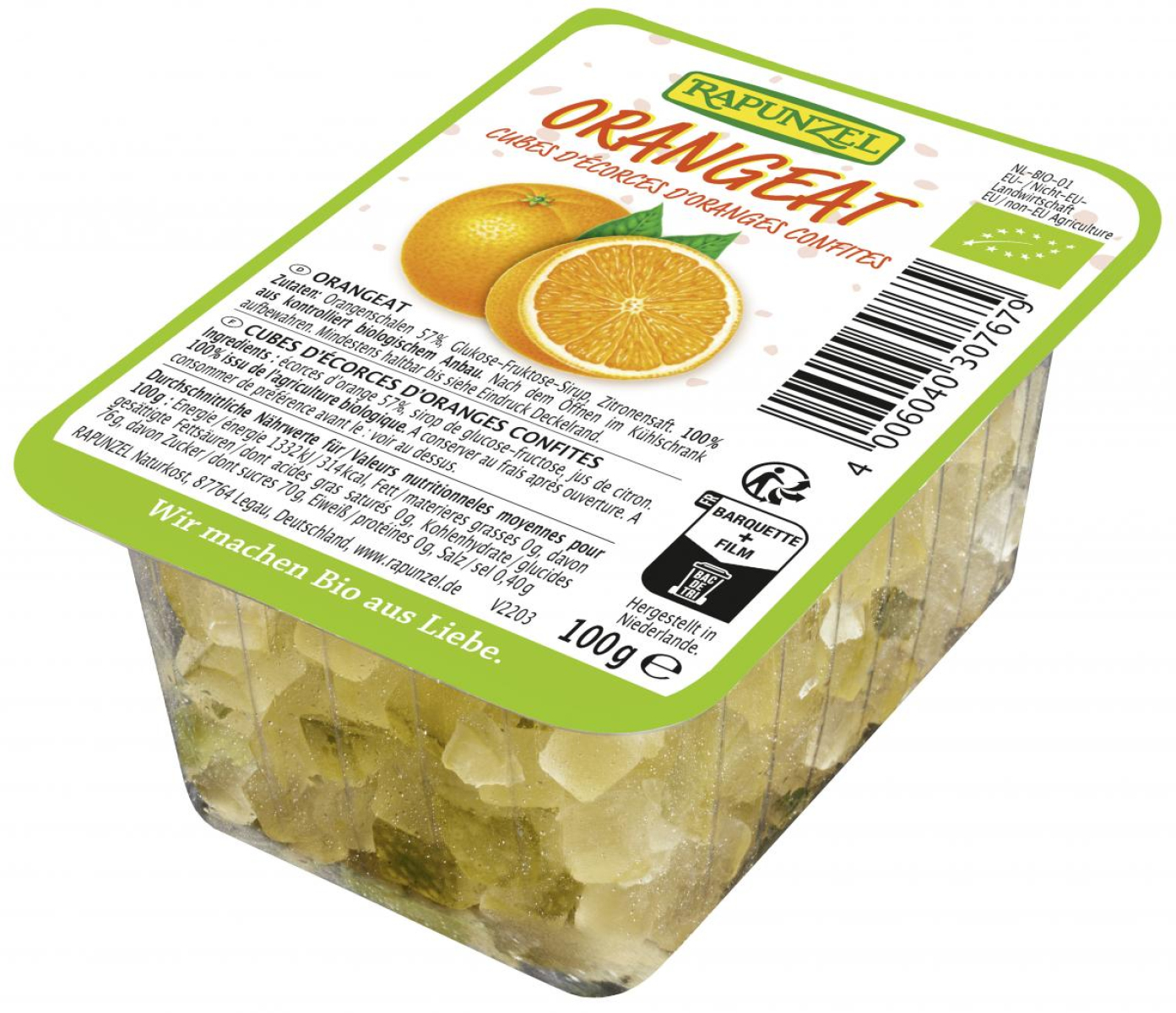 Orangeat, gewürfelt 100g RAP