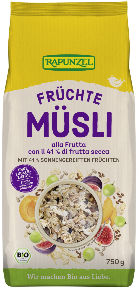 Früchte Müsli 750g RAP