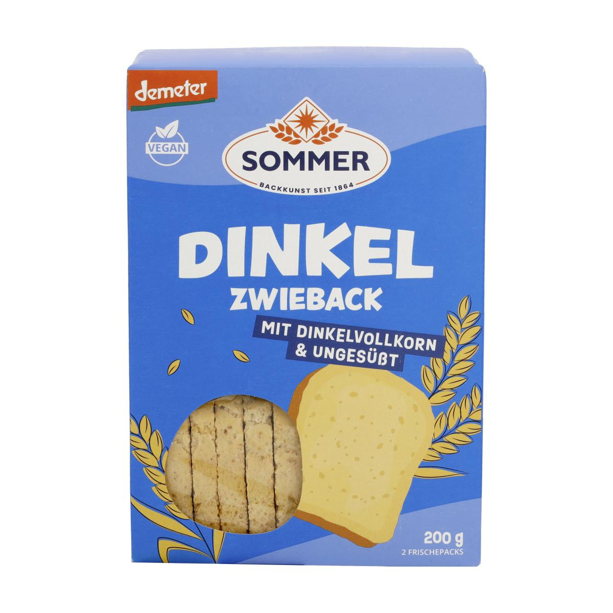 Dinkel-Zwieback ungesüßt 200g SOM