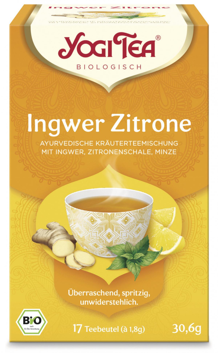 Yogi Tee Ingwer Zitrone 17 Btl YOG