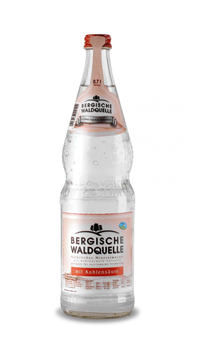 Bergische Waldquelle prickelnd 0,7l