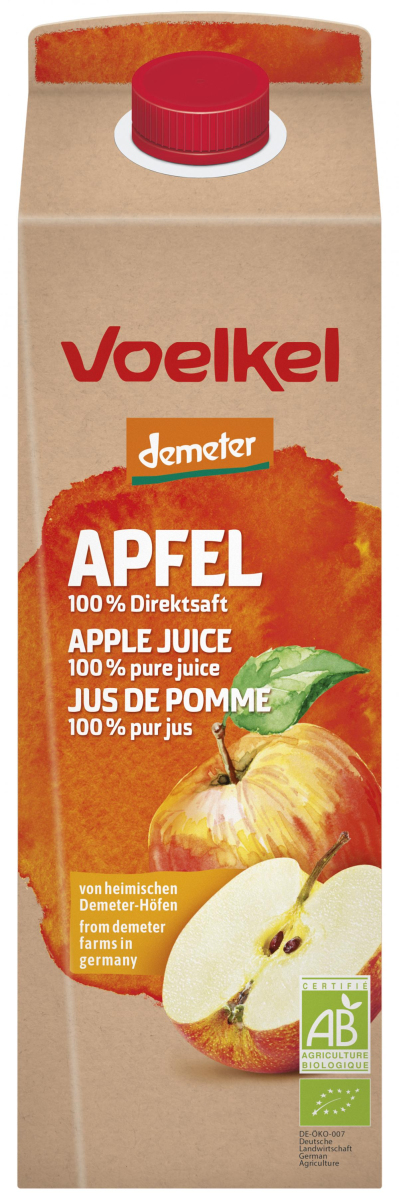 Heimischer Apfelsaft naturtrüb im Elopack 1l  VOE