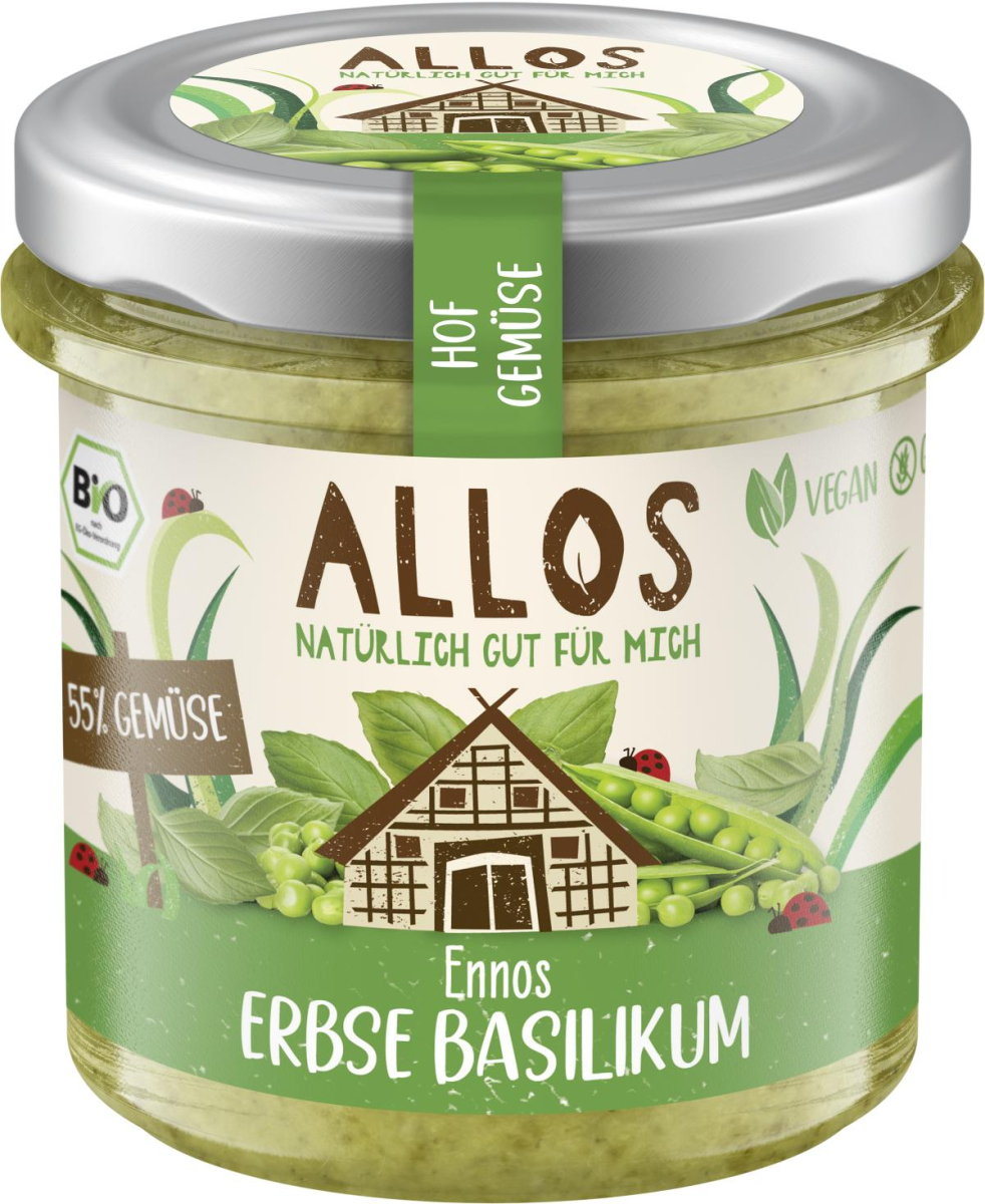 Hofgemüse Erbse Basilikum 135g ALO