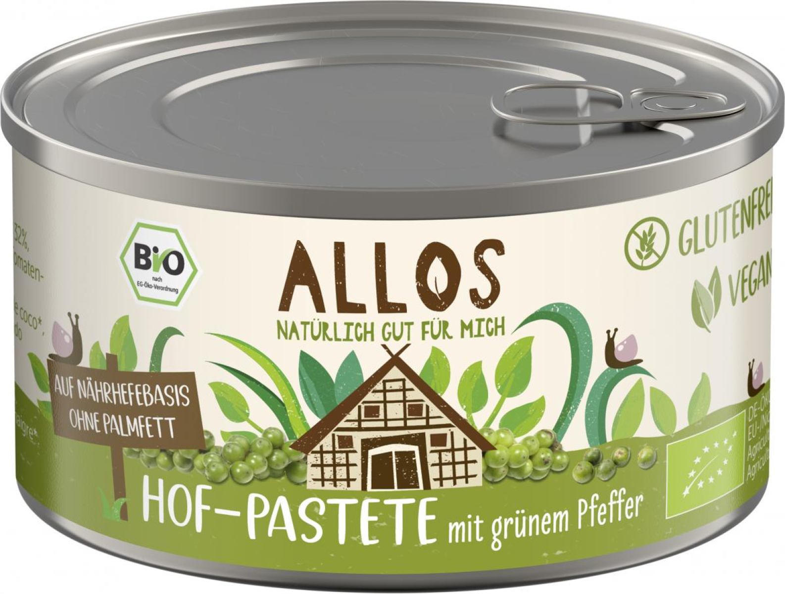 Hof Pastete Grüner Pfeffer 125g ALO