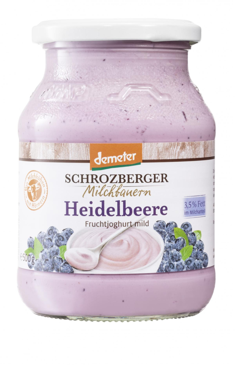Fruchtjoghurt Heidelbeere 500g SBG
