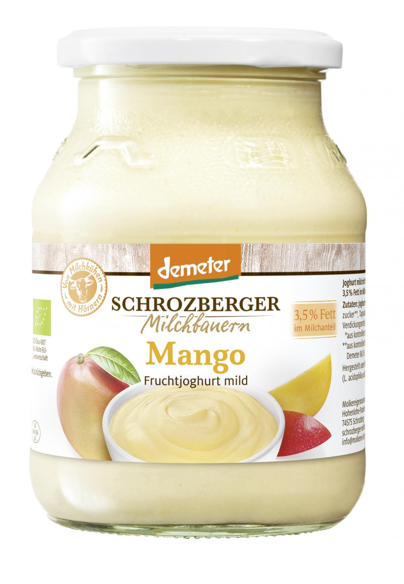 Fruchtjoghurt Mango 3,5% 500g SBG