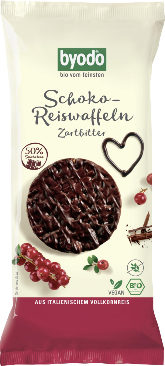 Schoko Disk Zartbitter Reiswaffel 65g BYO