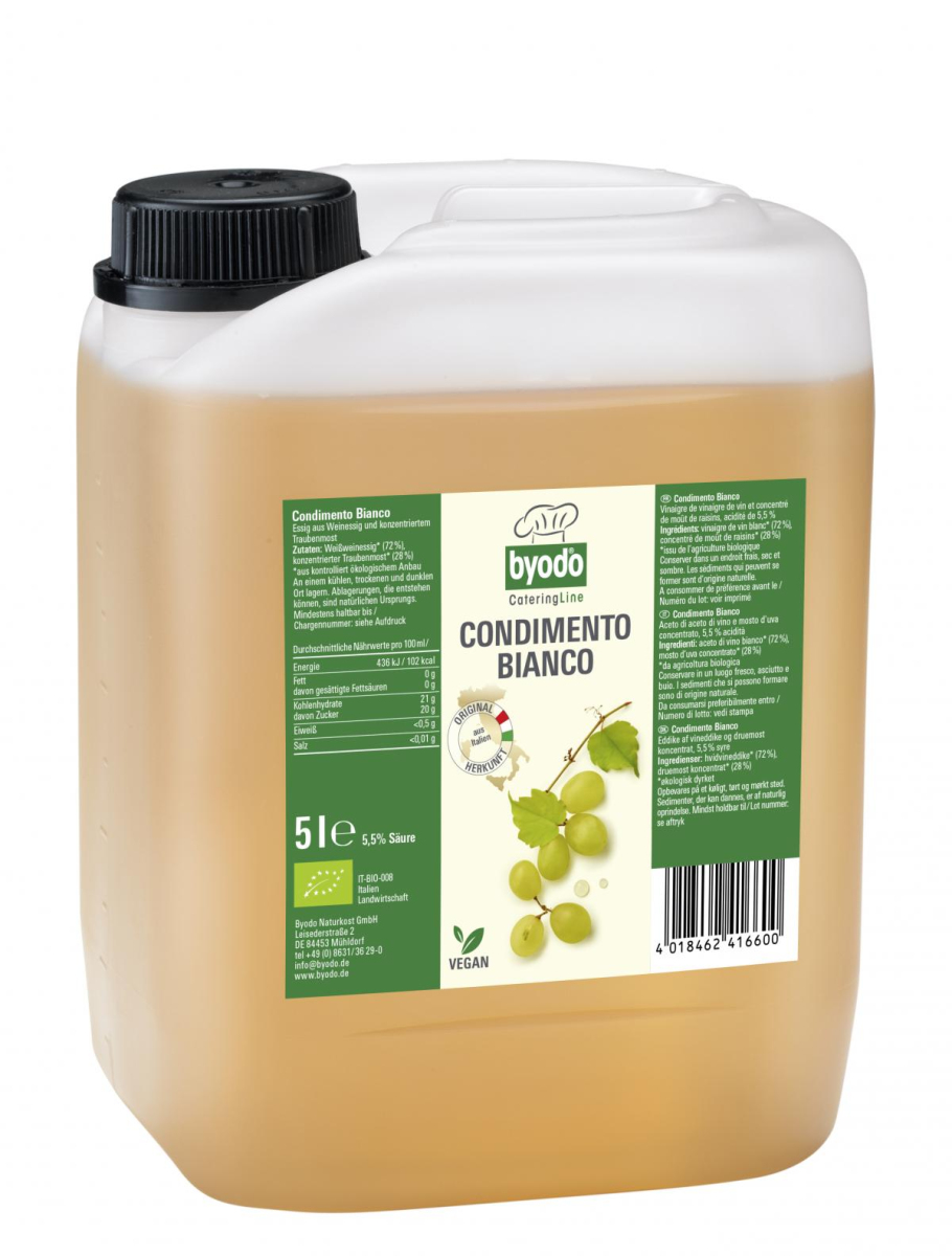 Condimento Balsamico Bianco 5L