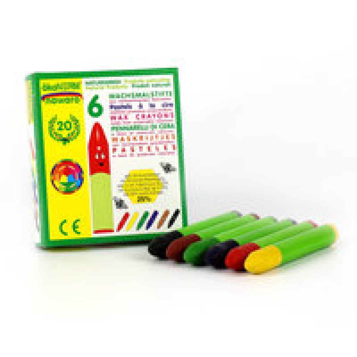 Wachsmalkreide (6 Farben) ÖNO