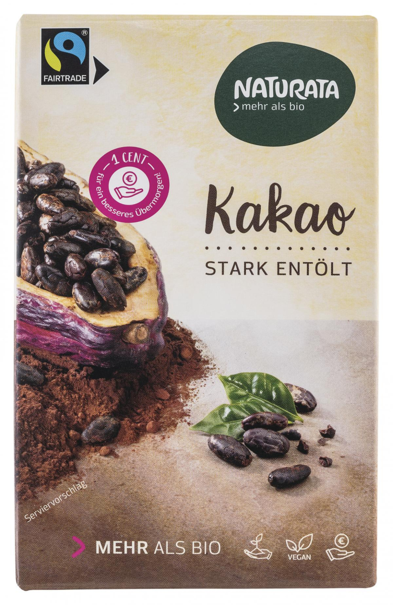Kakao stark entölt 125g NAT