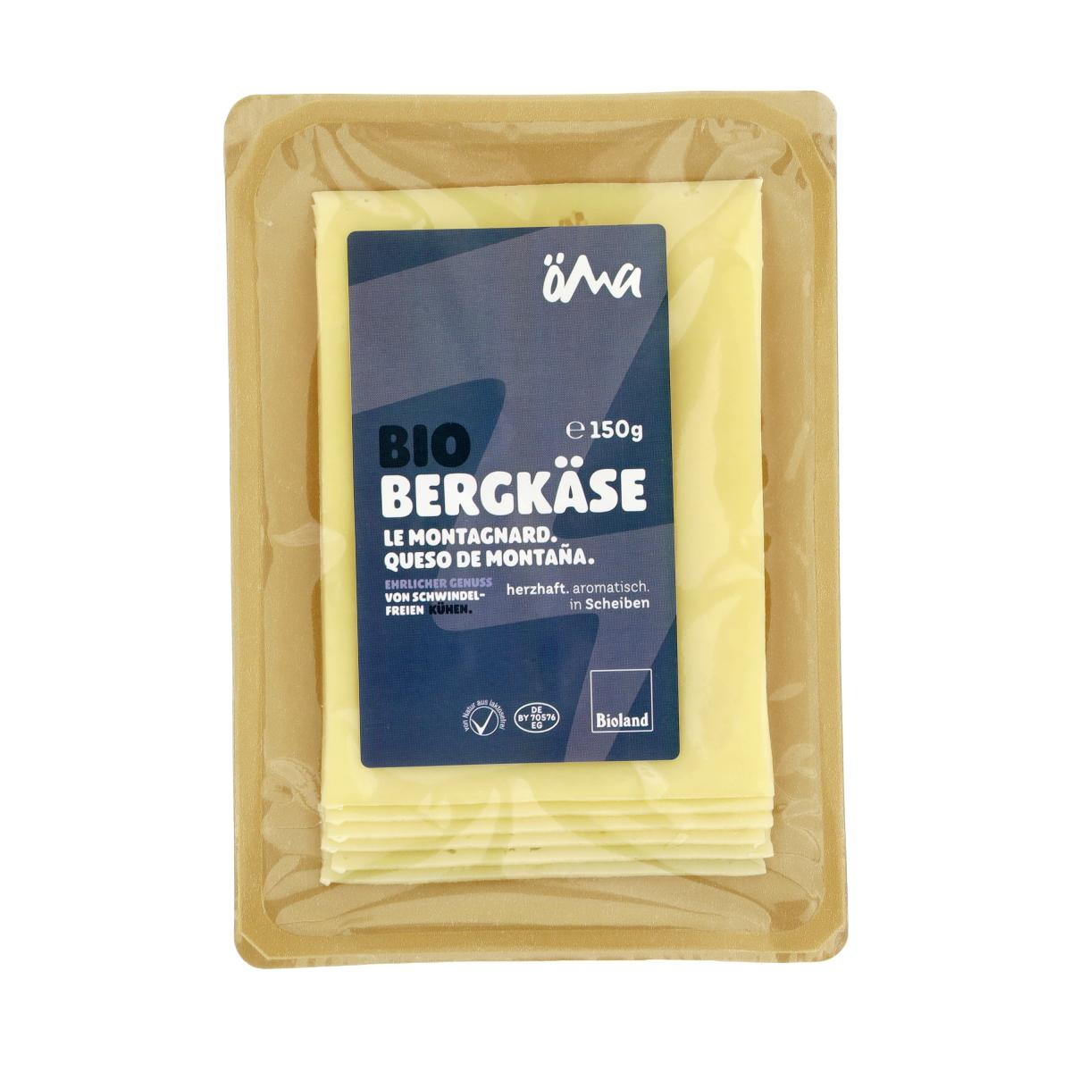 Bergkäse in Scheiben 150g ÖMA
