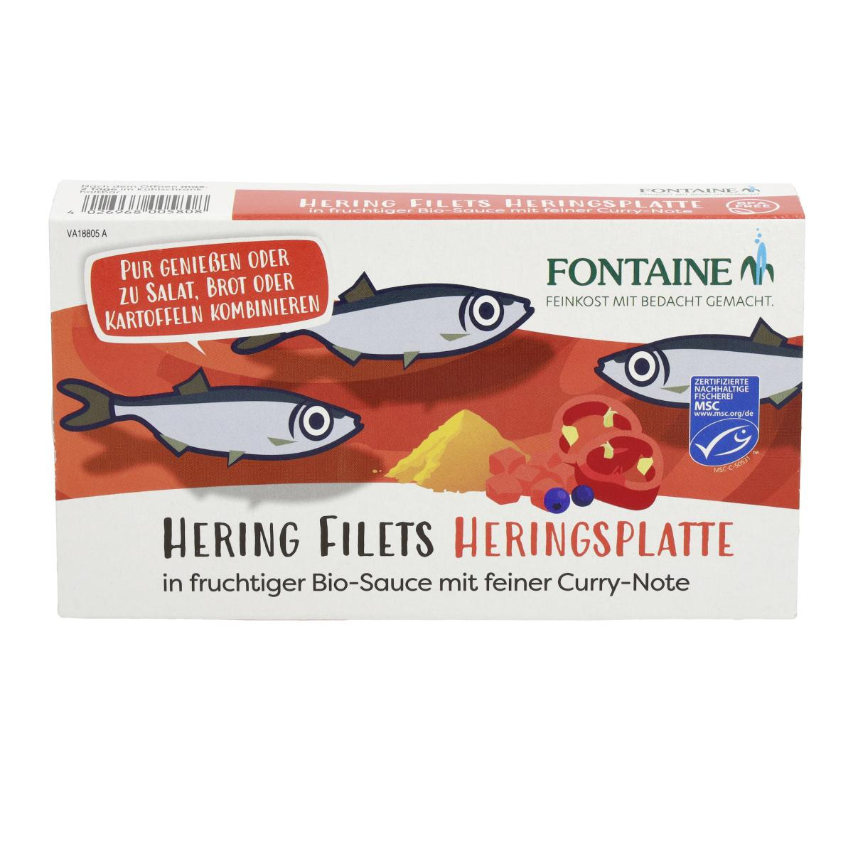 Heringsplatte m. feiner Currynote 200g FON
