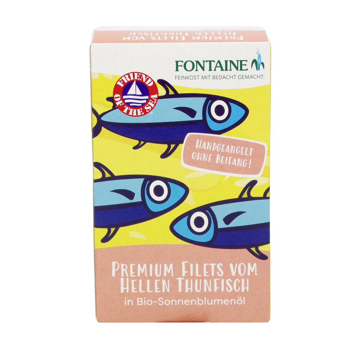 Thunfisch hell in Sonnenblumenöl 120g FON