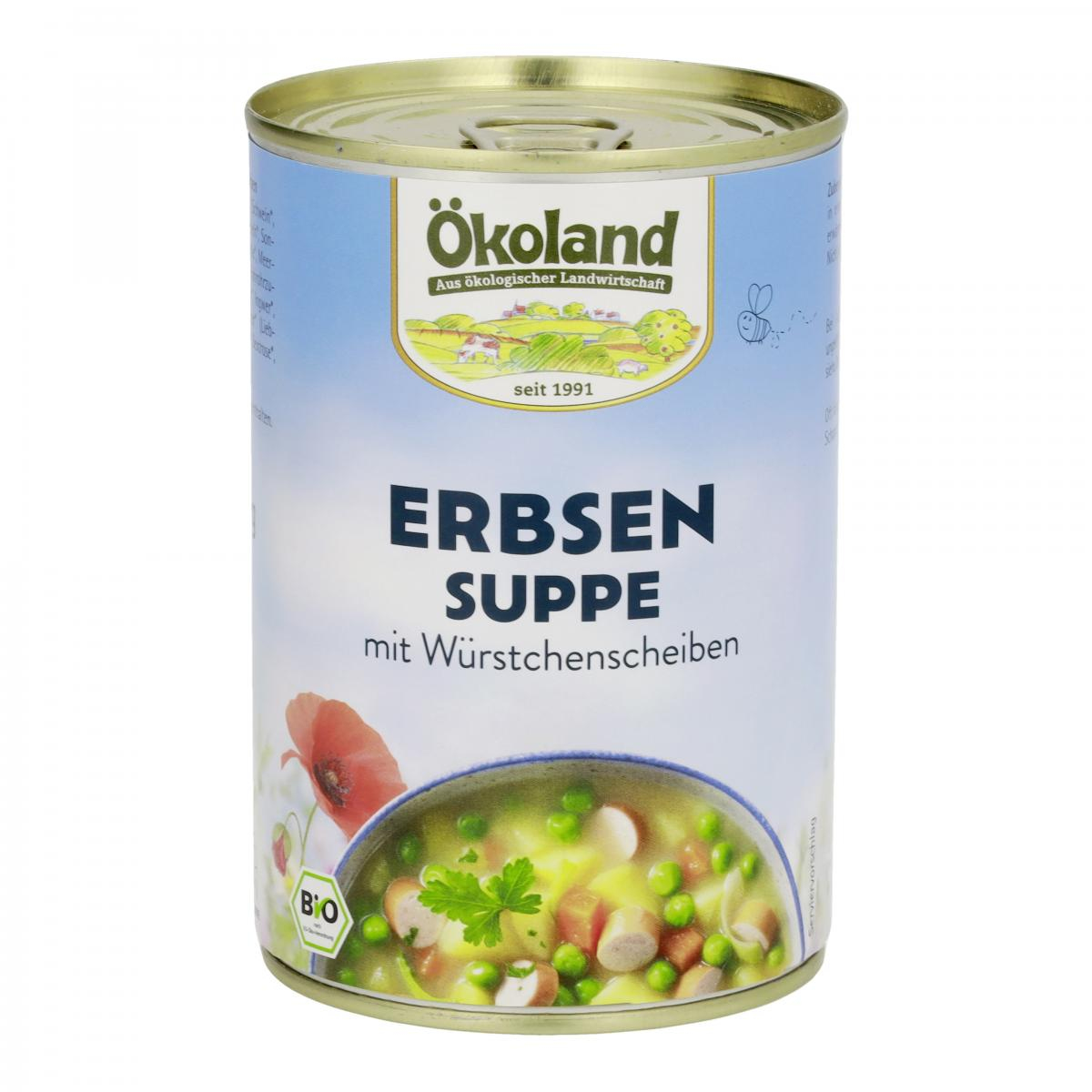 Erbsensuppe mit Würstchen 400g ÖKL