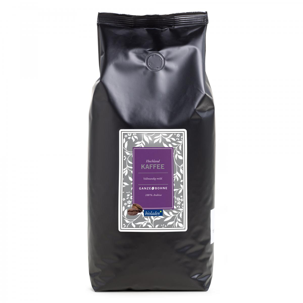 b* Hochlandkaffee ganze Bohne 1kg