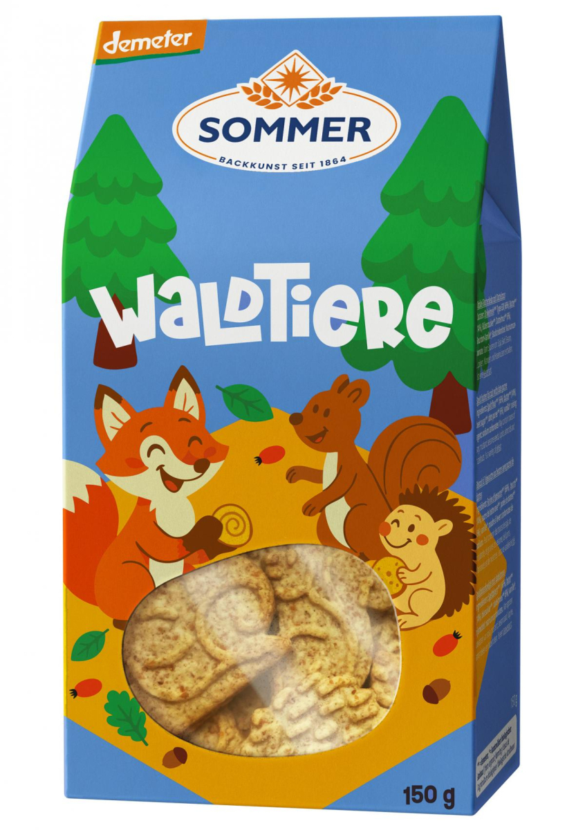 Dinkel Kinder Waldtiere 150g SOM