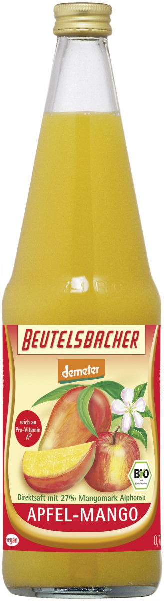 Apfel-Mangosaft 0,7l  BEU