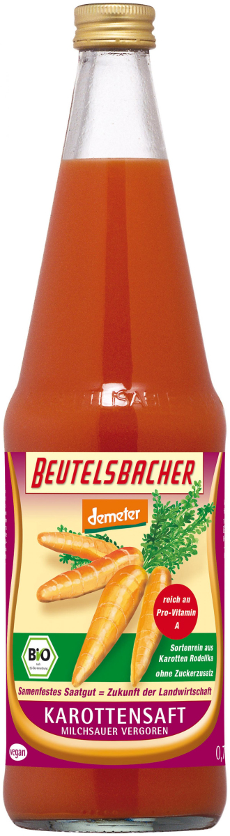 Karottensaft milchsauer 0,7l BEU