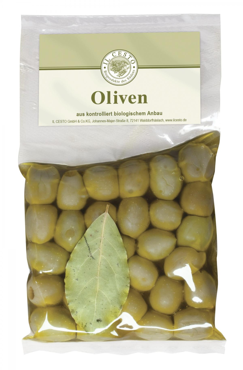Griechische Oliven mit Zitrone gefüllt natur 175g CES