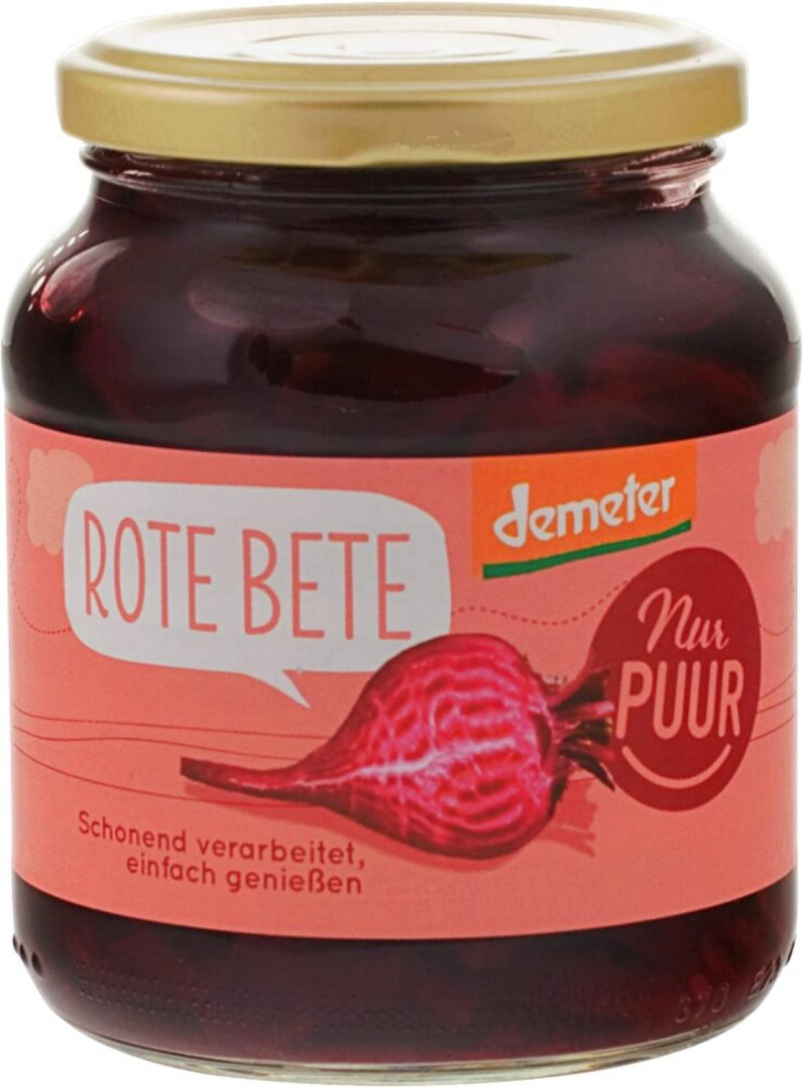 Rote Bete geschnitten im Glas 340g NPU