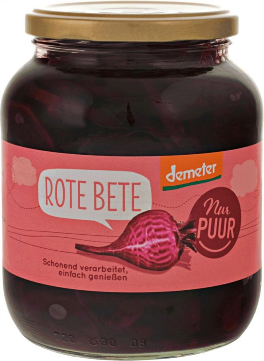 Rote Bete geschnitten im Glas 680g NPU